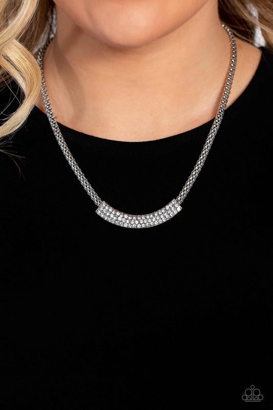 Paparazzi - Swing Dance Dream - White Necklaces #2173