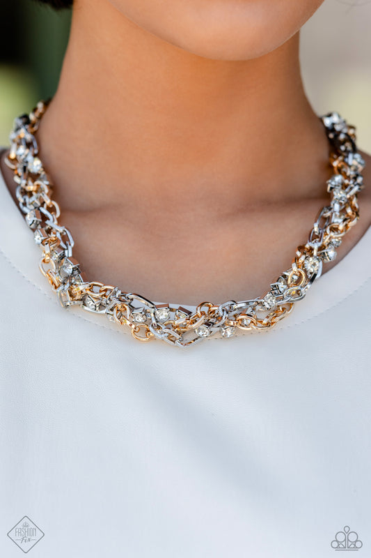 Paparazzi - Totally Two-Toned - Multi Necklaces #2179