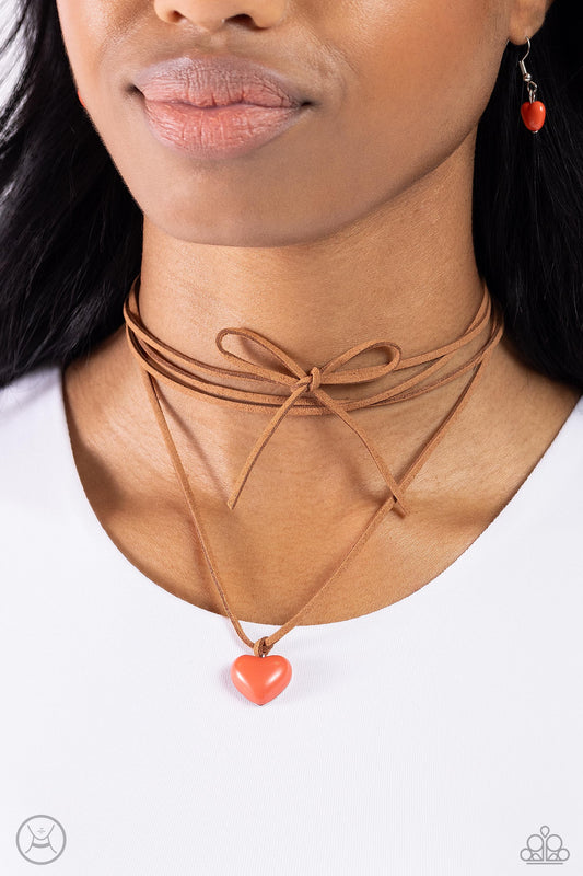 Paparazzi - Wanderlust Wardrobe - Orange Necklaces #2189