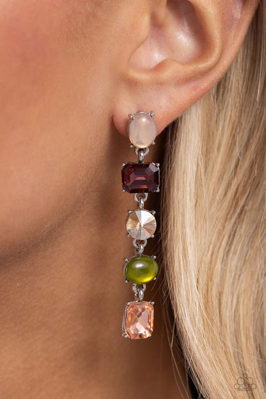 Paparazzi - Sophisticated Stack - Multi Earrings #2047
