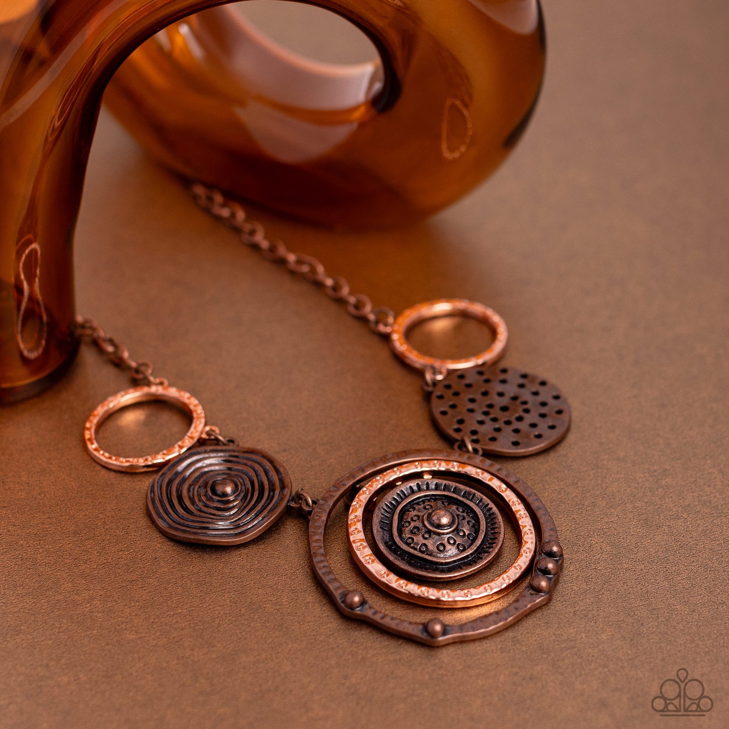 Paparazzi - Mysterious Masterpiece - Copper Necklaces #2312