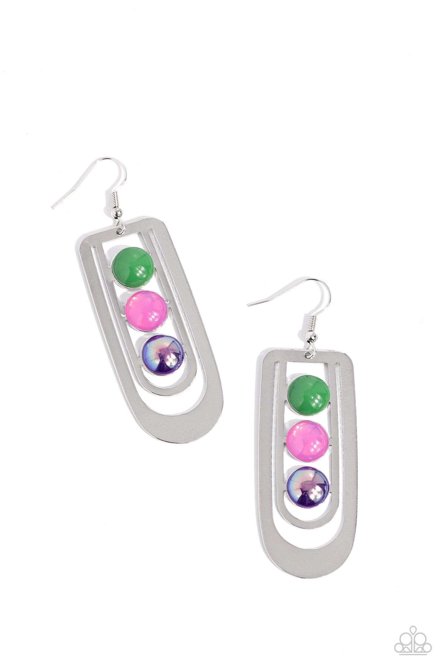 Paparazzi - Layered Lure - Multi Earrings #2259