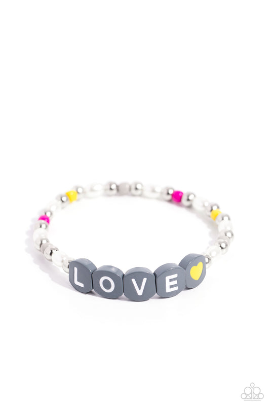 Paparazzi - Love Language - Silver Bracelets #B154