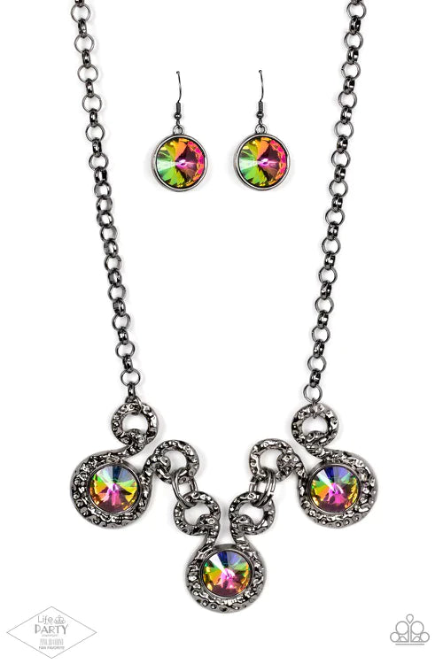 Paparazzi - Hypnotized Multi Necklace Necklaces #1534