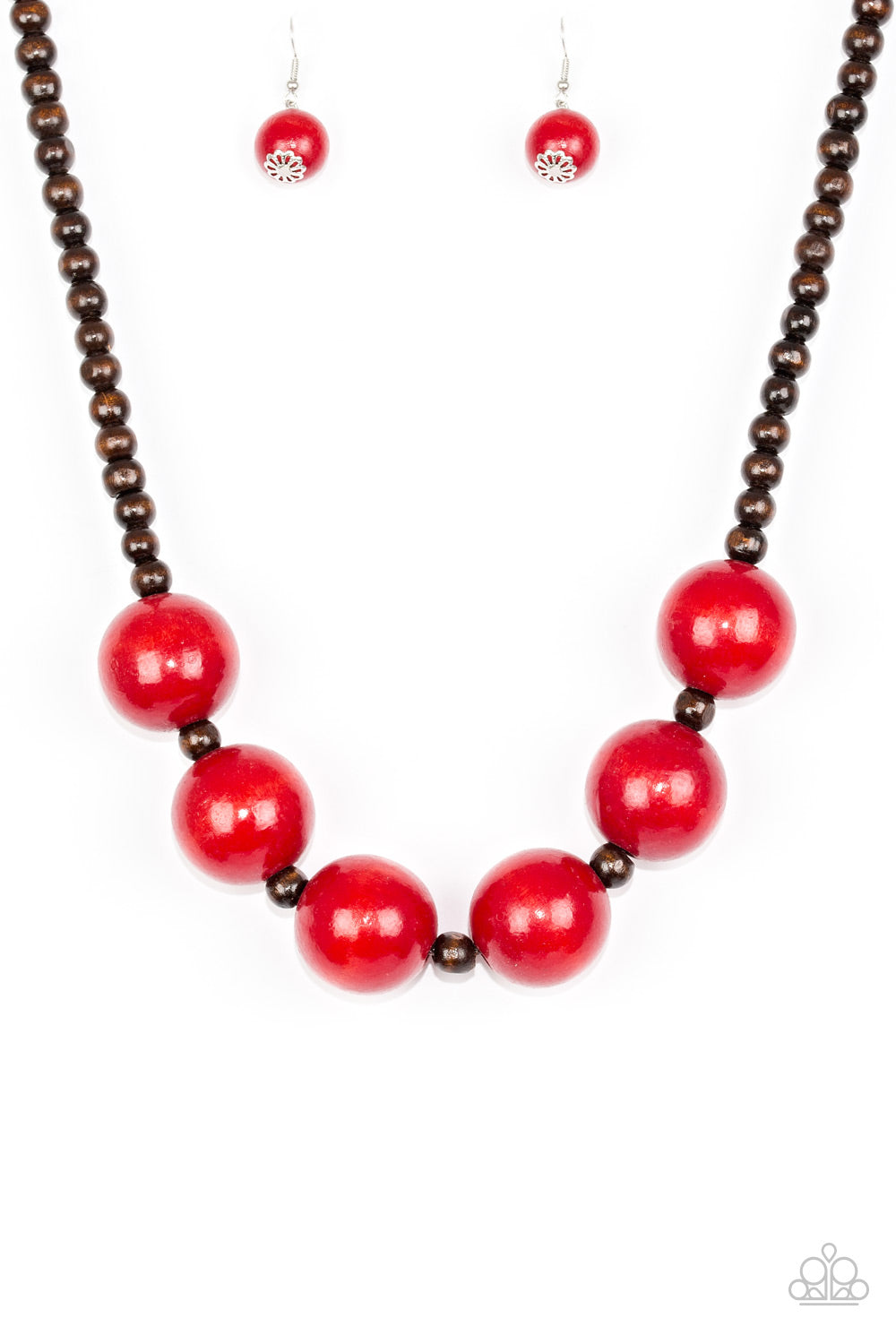 Paparazzi - Oh My Miami Red Necklaces  W- Red #1