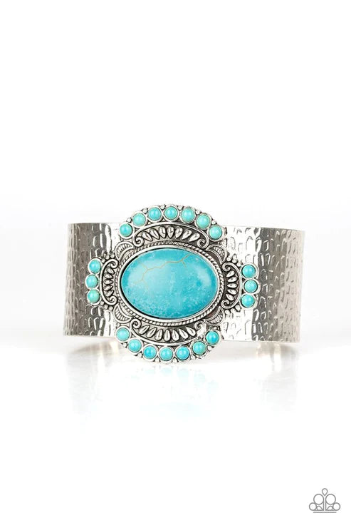 Paparazzi - Canyon Crafted - Blue Bracelet #1185