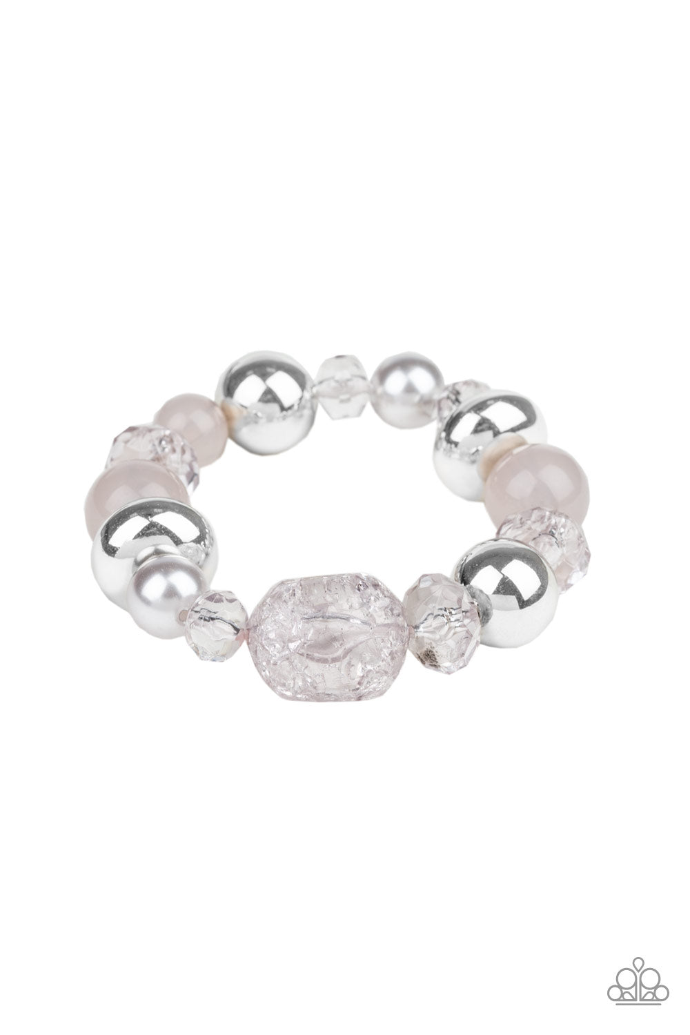 Paparazzi - Ice Ice-Breaker - Silver Bracelet#1155