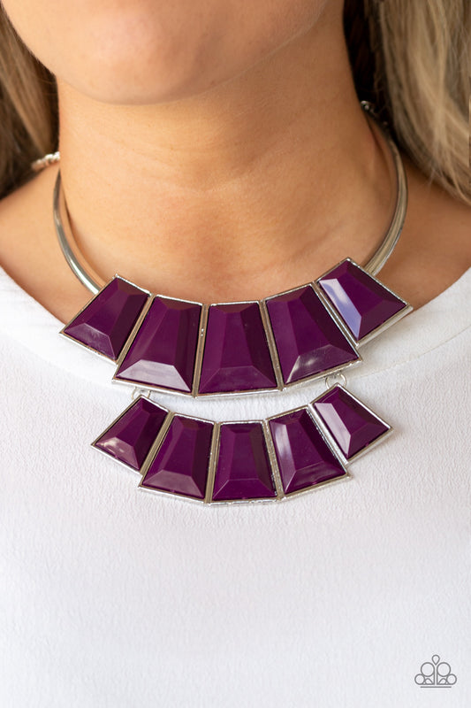 Paparazzi - Lions, TIGRESS, and Bears - Purple Necklaces #0083