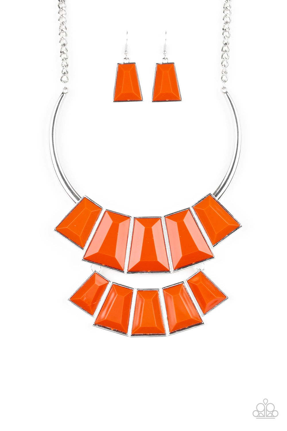 Paparazzi - Lions, TIGRESS, and Bears - Orange Necklaces #0084