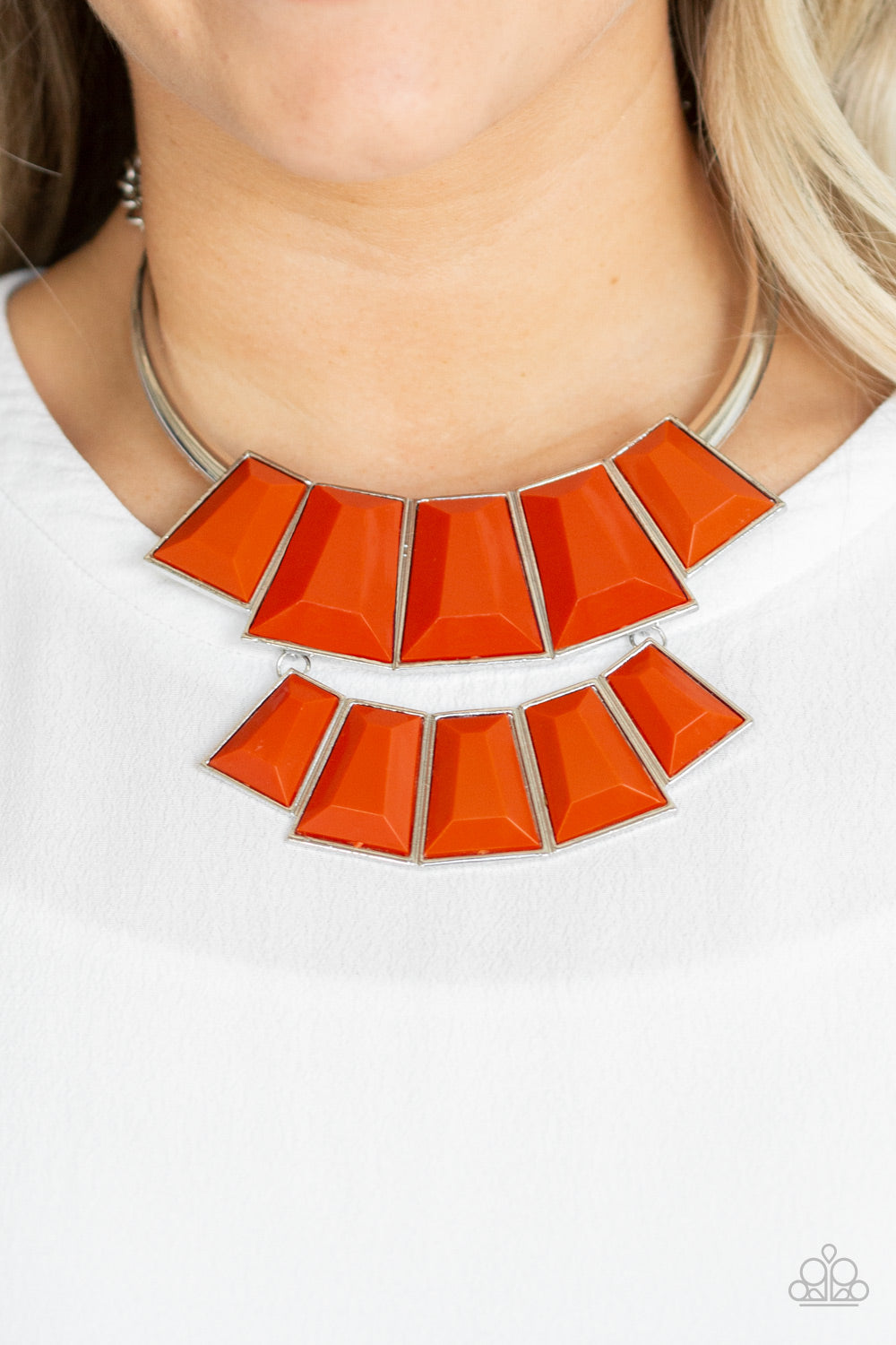 Paparazzi - Lions, TIGRESS, and Bears - Orange Necklaces #0084