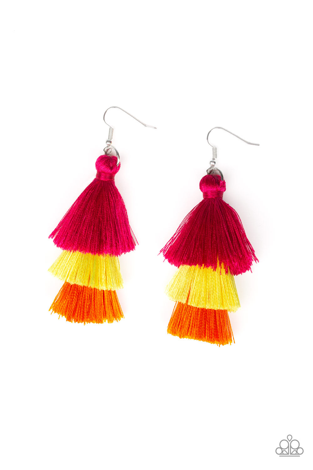 Paparazzi - Hold On To Your Tassel! - Multi Earrings  #2244