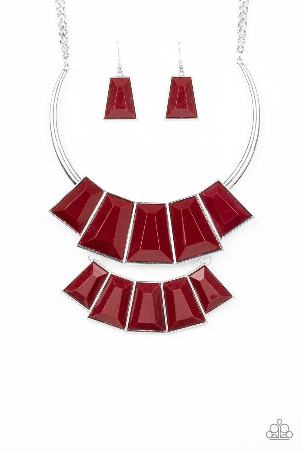 Paparazzi - Lions, TIGRESS, and Bears - Red Necklaces  #0082