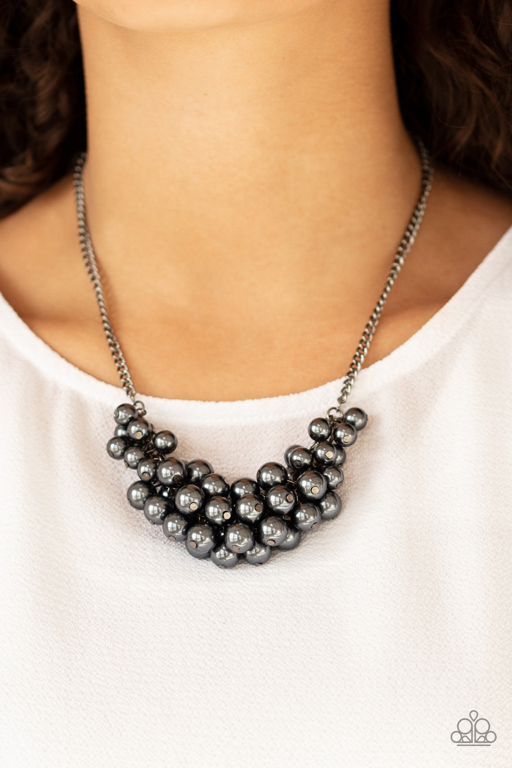 Paparazzi - Grandiose Glimmer - Black Necklaces  #2125