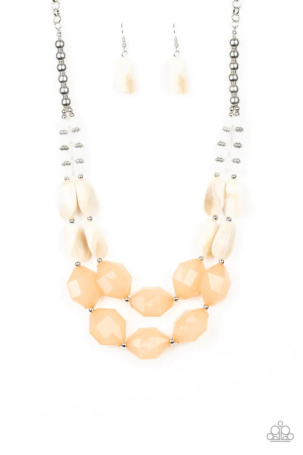 Paparazzi - Seacoast Sunset - Brown Necklace #0156