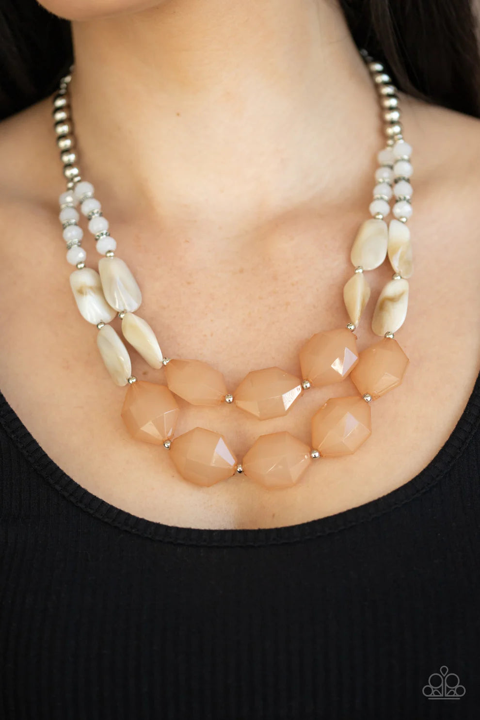 Paparazzi - Seacoast Sunset - Brown Necklace #0156