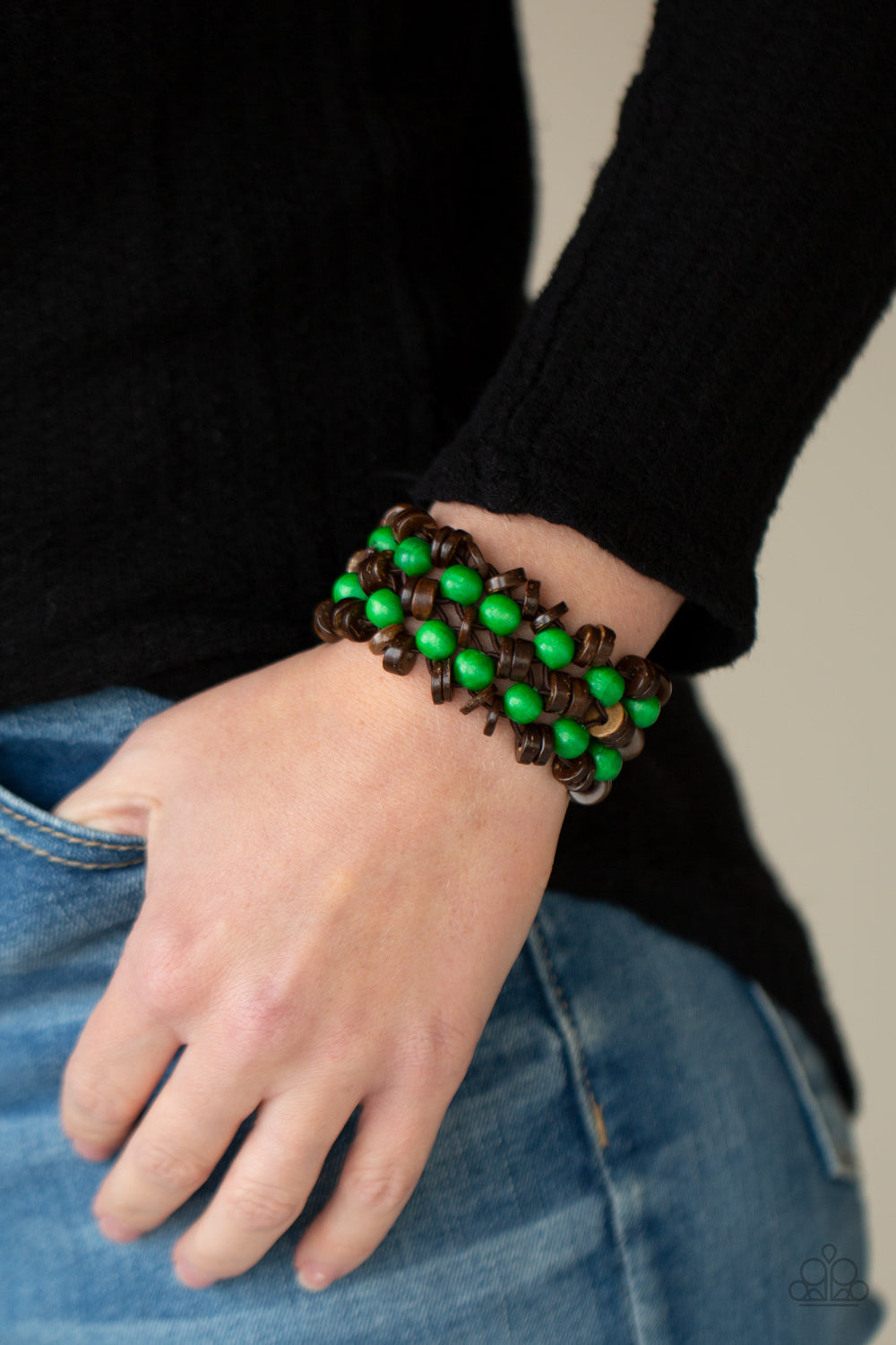 TPaparazzi - Tahiti Tourist - Green Bracelets #B/008