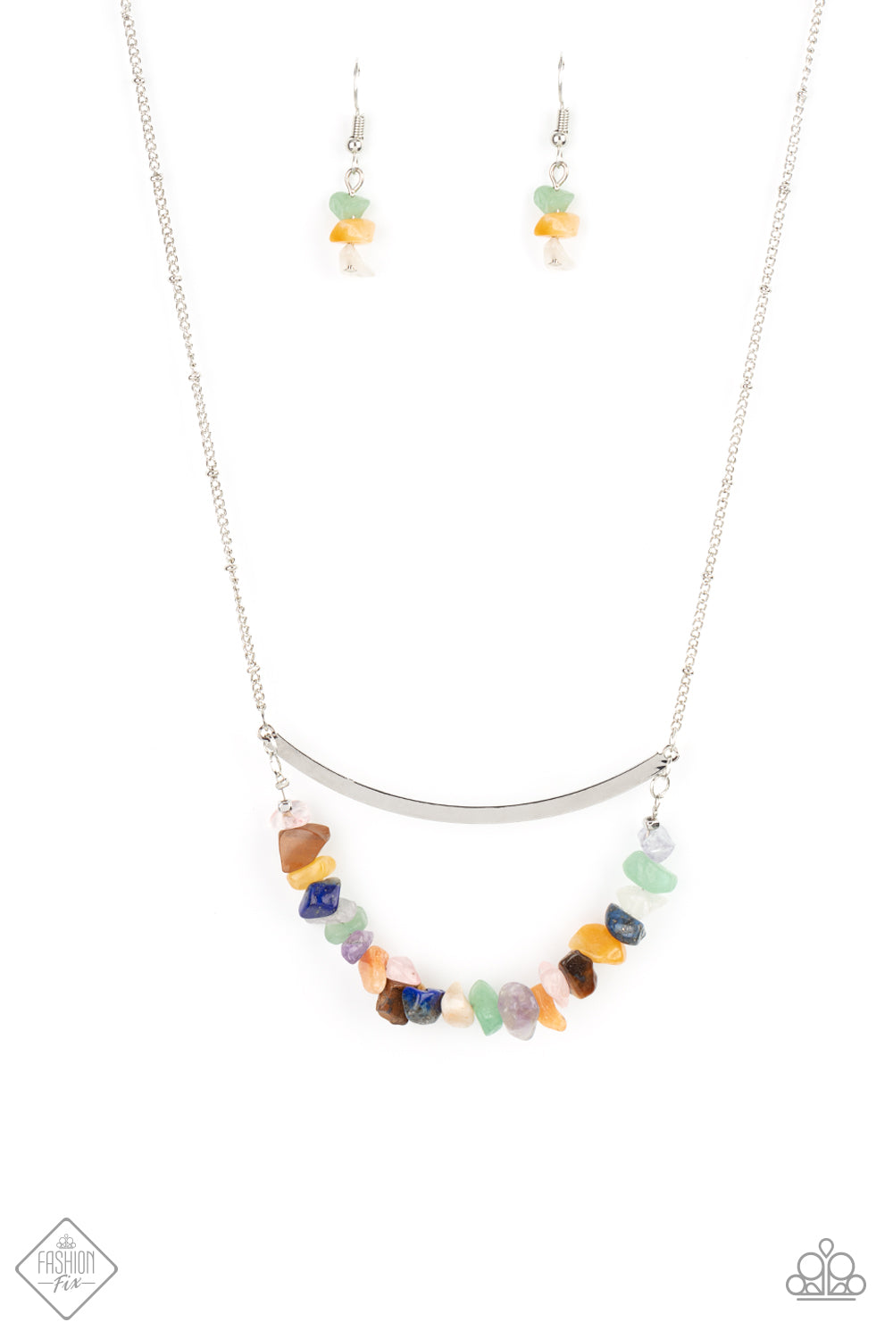 Paparazzi - Pebble Prana Necklaces - Multi #2340