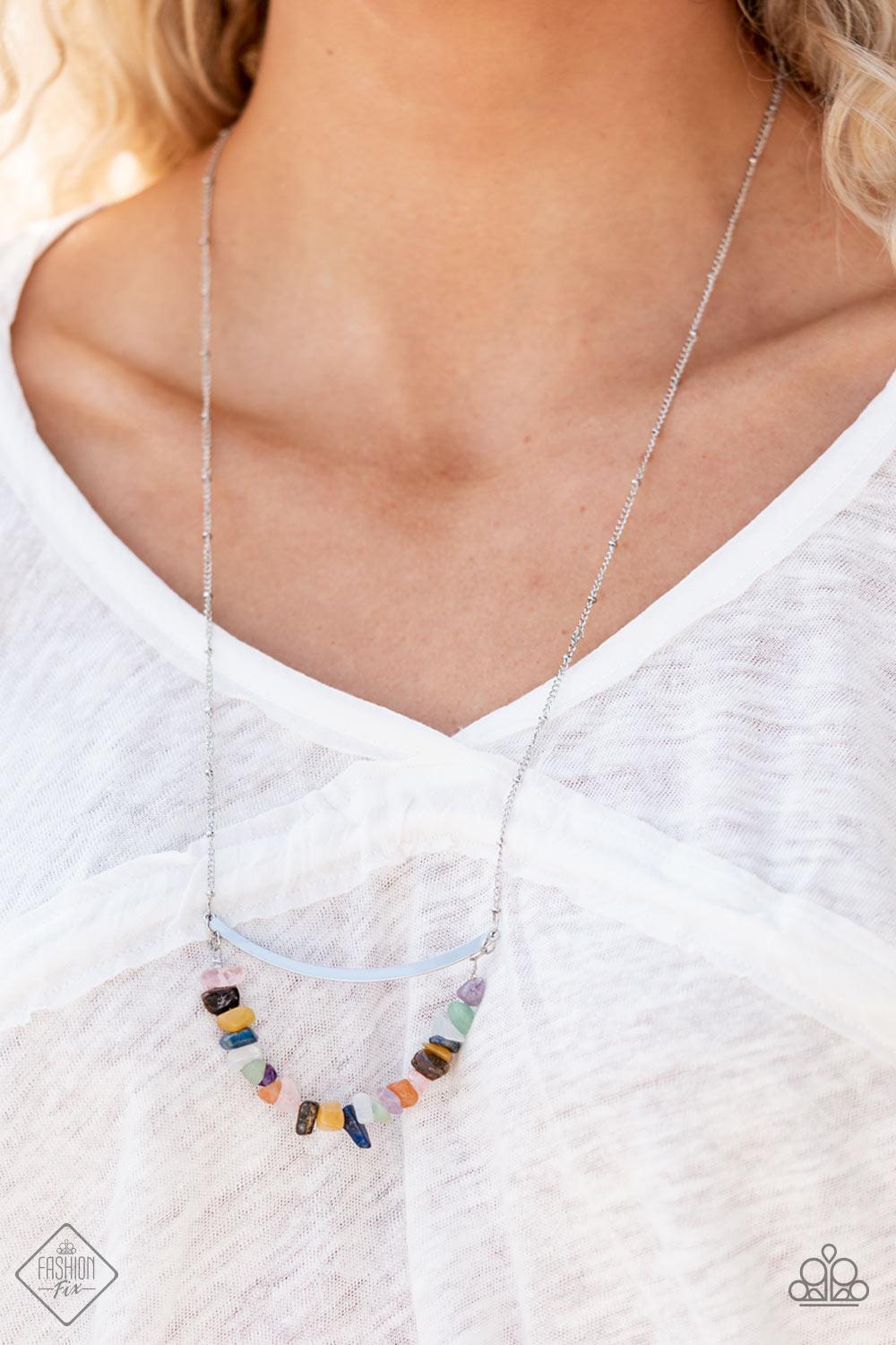 Paparazzi - Pebble Prana Necklaces - Multi #2340