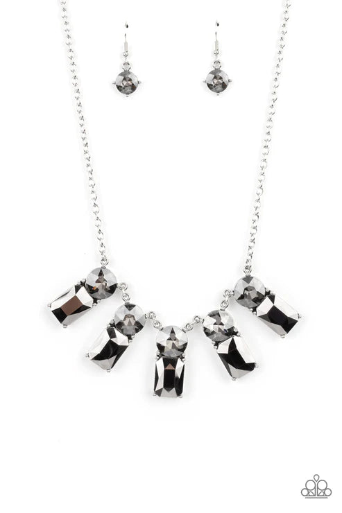 Paparazzi - Celestial Royal - Silver Necklace  #0292