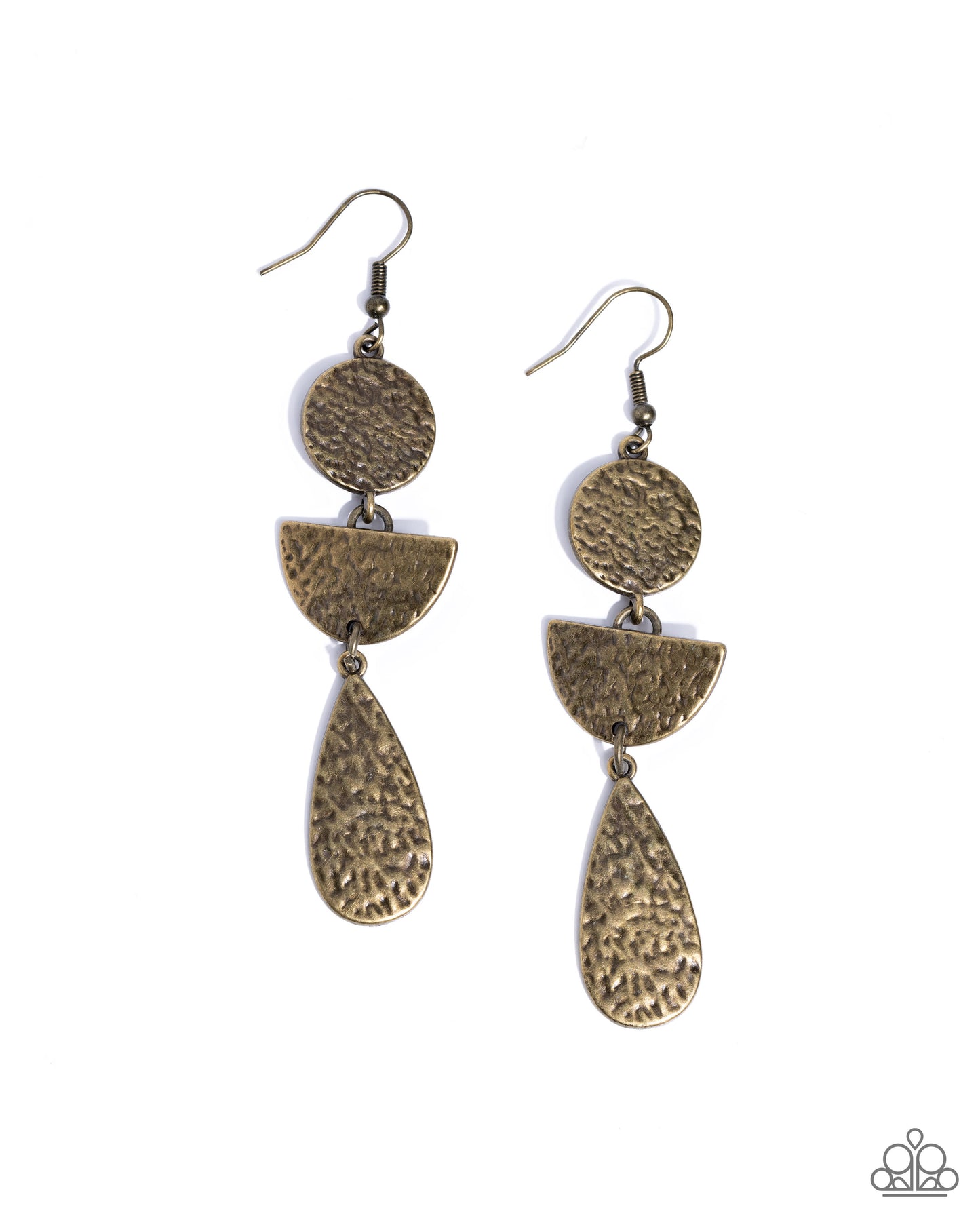 Paparazzi - Artisanal Allure - Brass Earrings  #2454