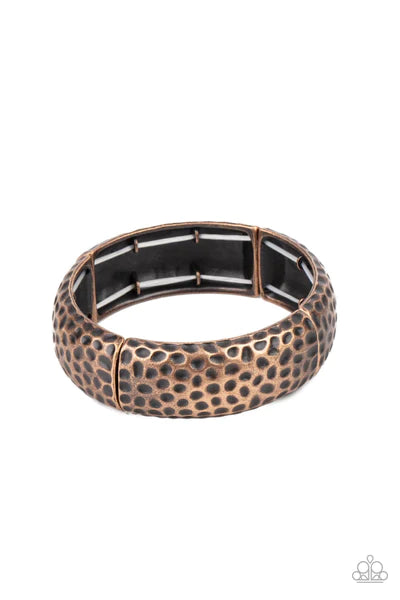 Paparazzi - Come Under The Hammer - Copper Bracelet #0954