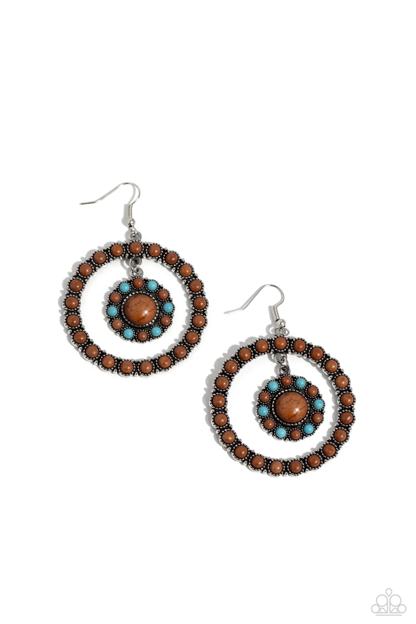 Paparazzi - Saguaro Sanctuary - Brown Earrings  #2292