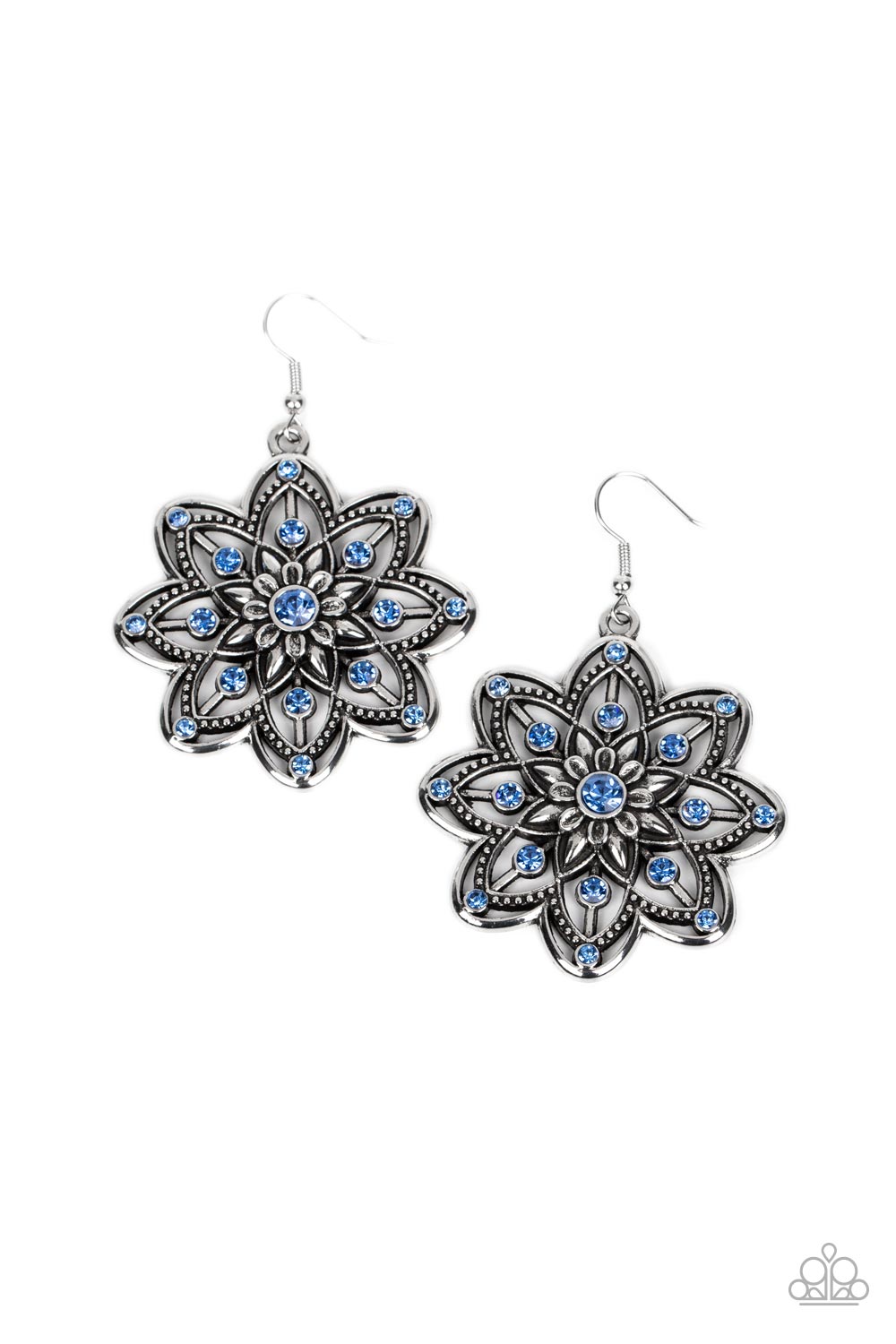 Paparazzi - Prismatic Perennial - Blue Earrings #2069