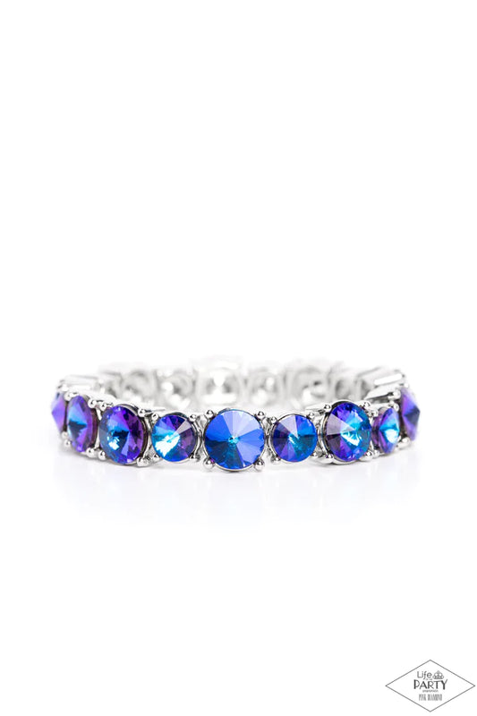 Paparazzi Bracelet - Born To Bedazzle - Blue Bracelets #0560