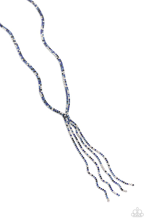 Paparazzi - Jazz STRANDS - Blue Necklace #2314