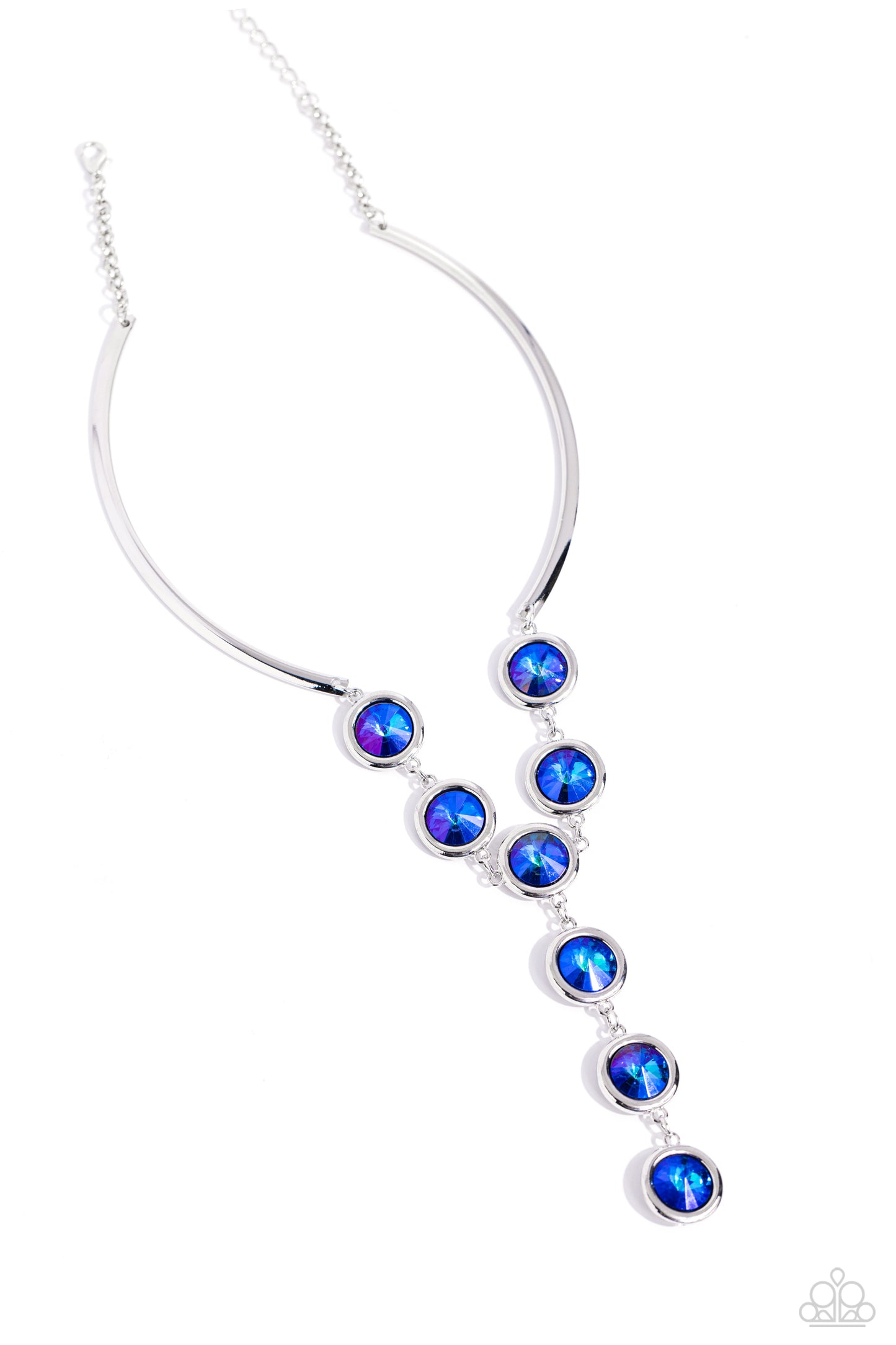 Paparazzi - Cheers to Confidence - Blue Necklaces #2398