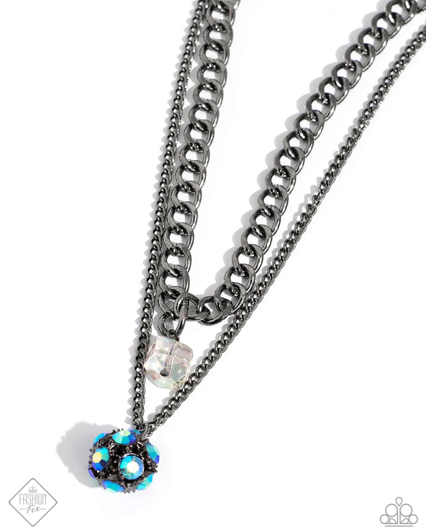 Paparazzi - Flair for the Fierce - Blue Necklaces  #2366