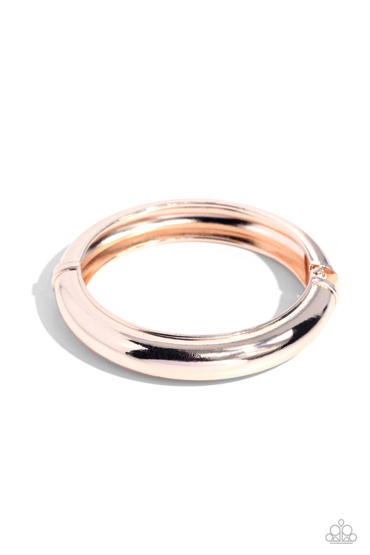 Paparazzi - Strut Your CUFF - Rose Gold Bracelet  #0977