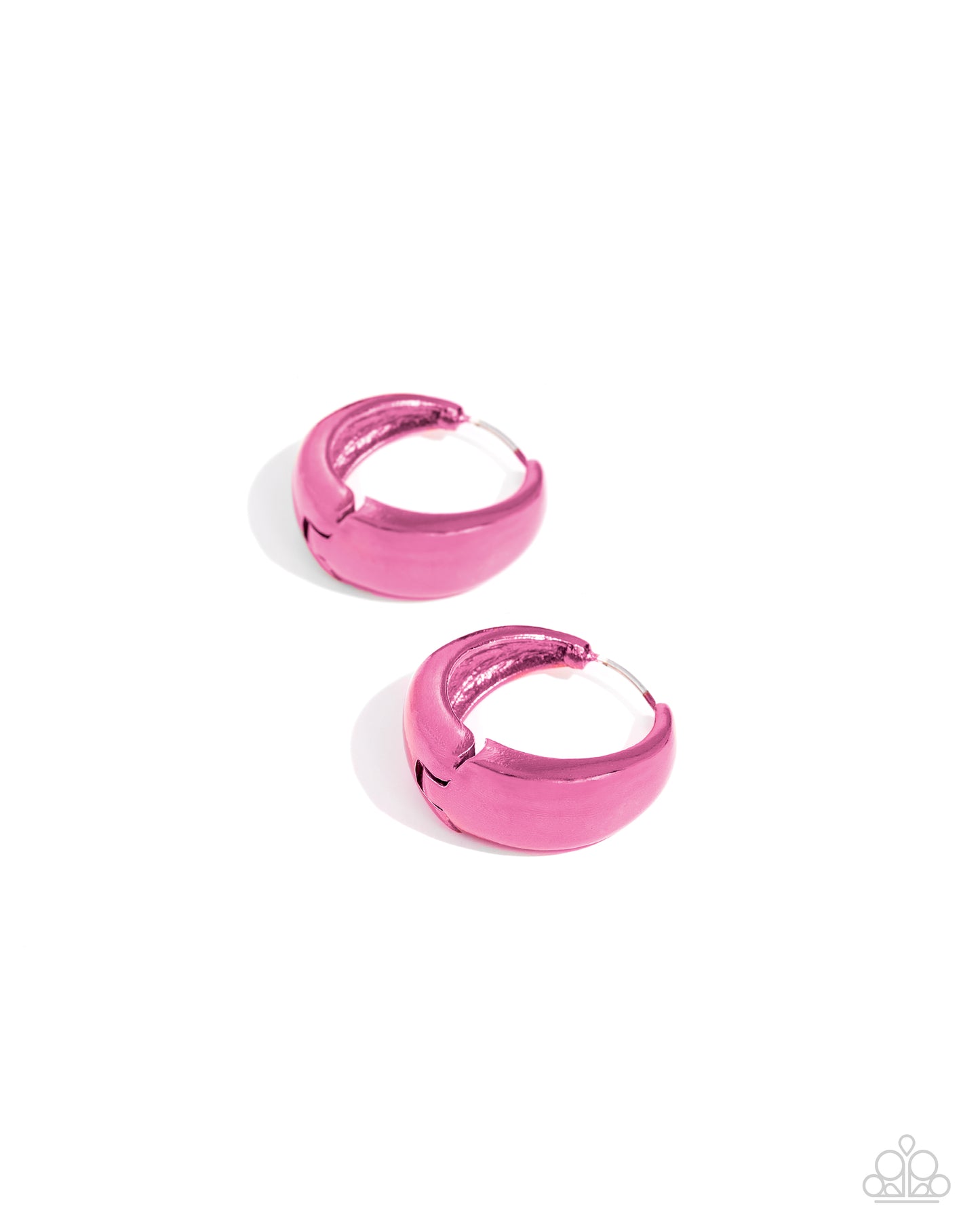 Paparazzi - Colorful Curiosity - Pink Earrings  #2275