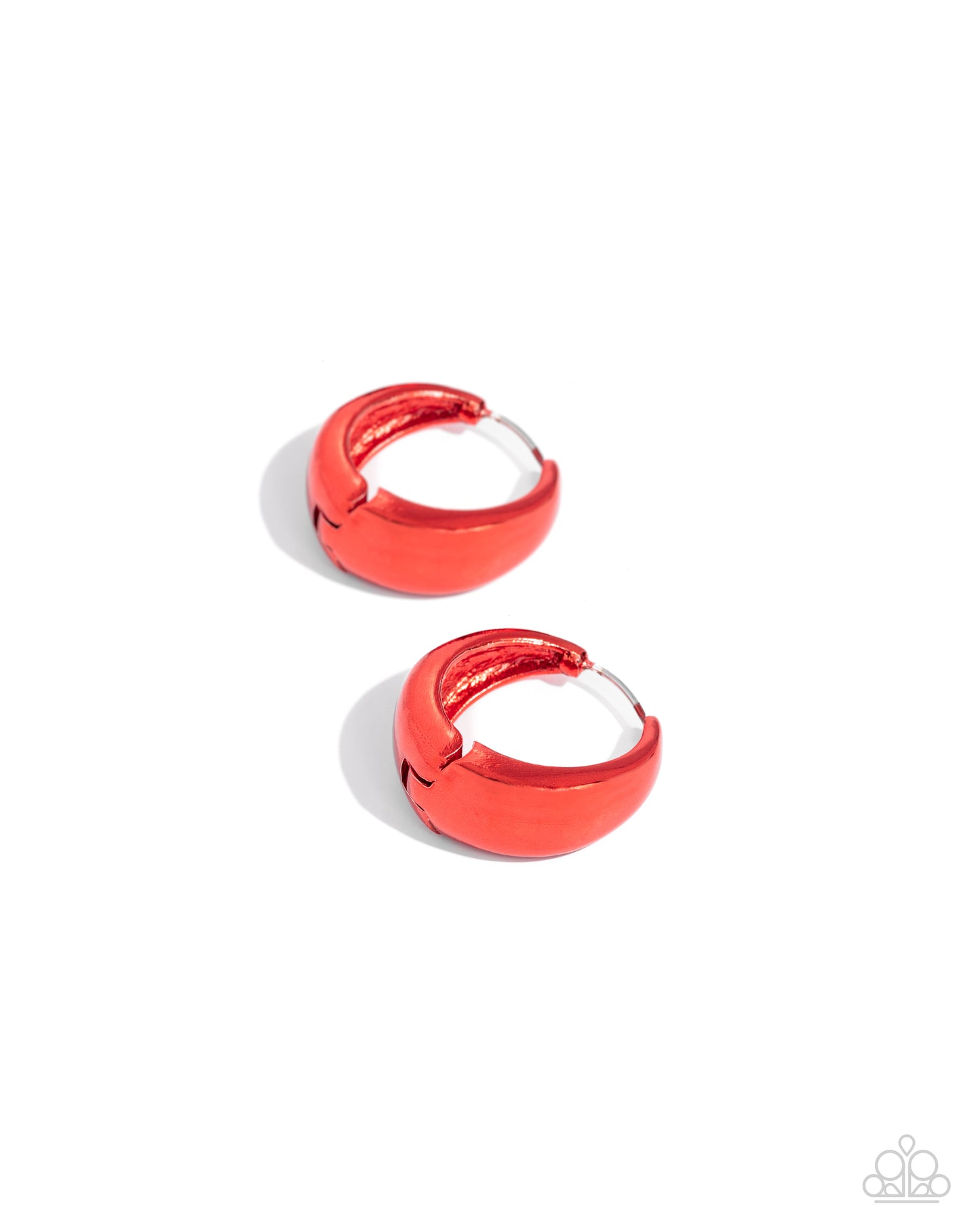 Paparazzi - Colorful Curiosity - Red Earrings  #1795