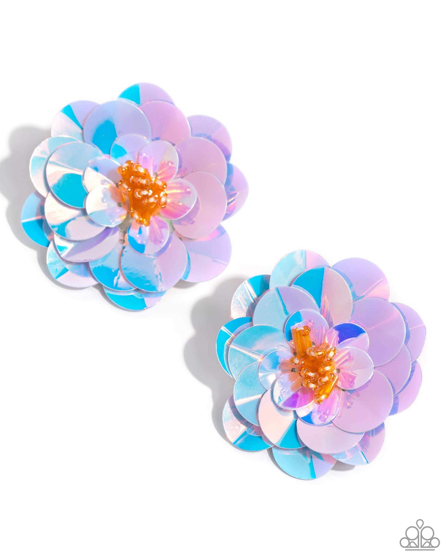 Paparazzi - Floating Florals - Multi Earrings  #2231