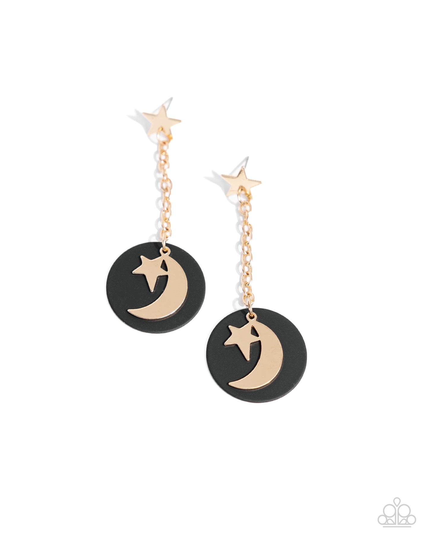 Paparazzi - Celestial Change - Gold Earrings #2283