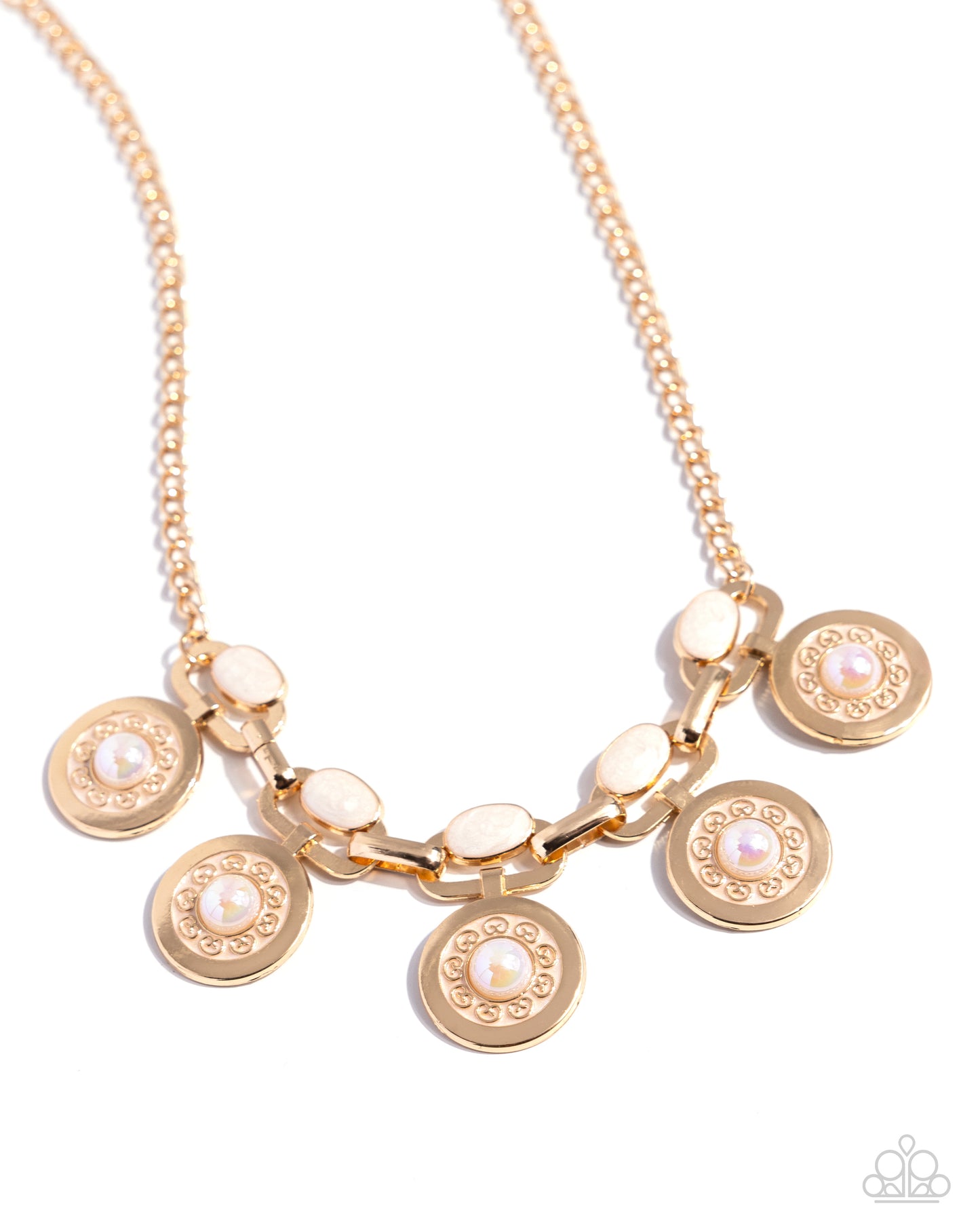 Paparazzi - Alluring Ambience - Gold Necklaces  #2351