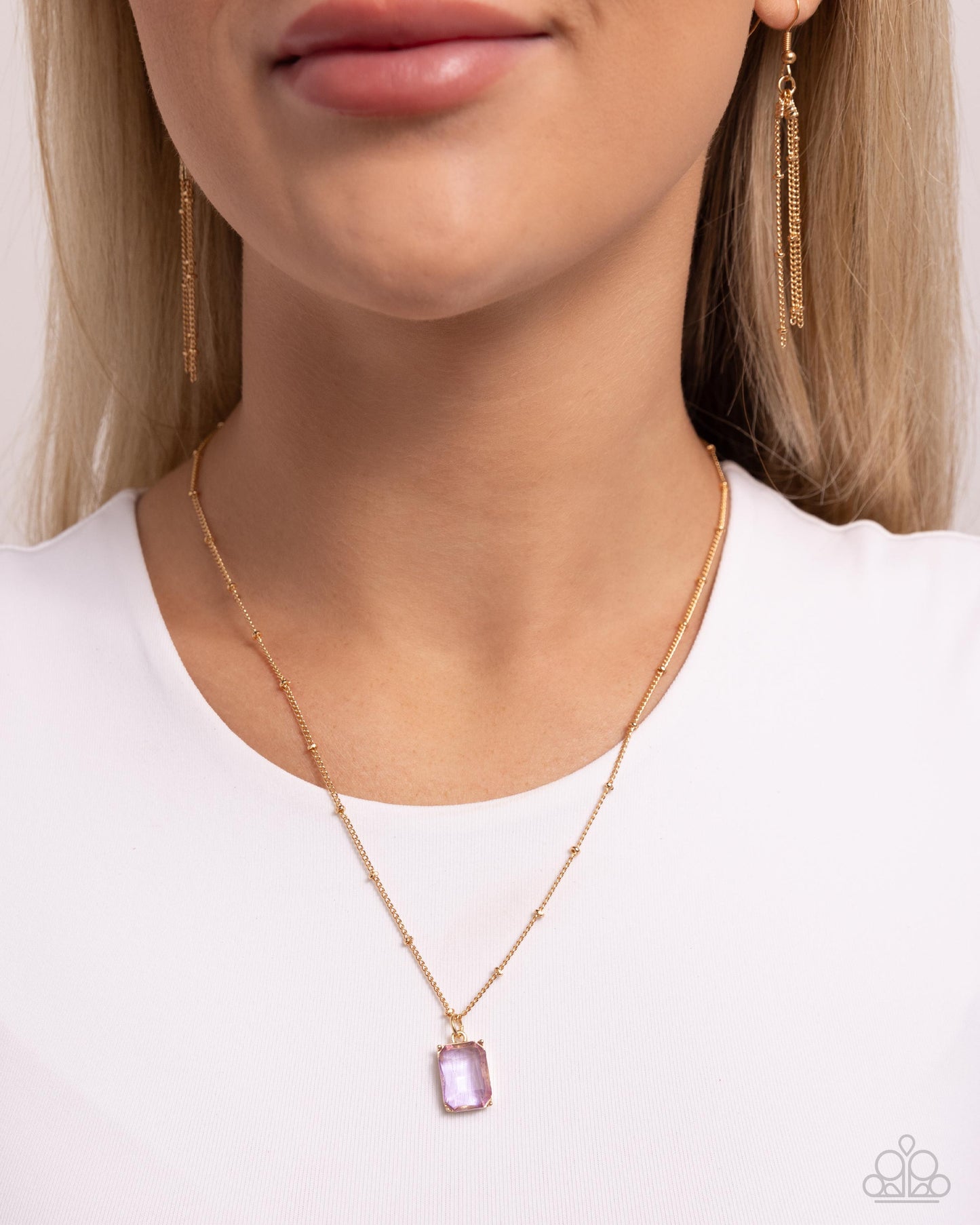 Paparazzi - Suave Simplicity - Purple Necklaces #2341