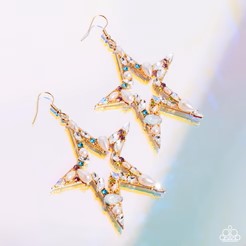 Paparazzi - Variegated Value - Multi Earrings #2421