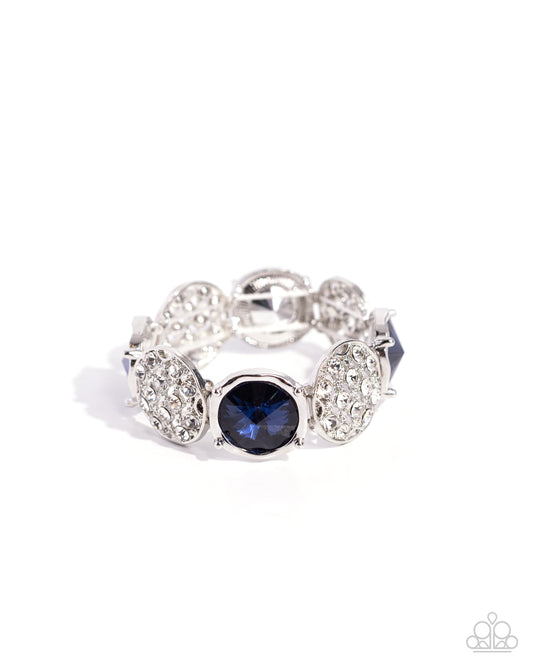 Paparazzi - Refined Refresh - Blue Bracelets  #B179