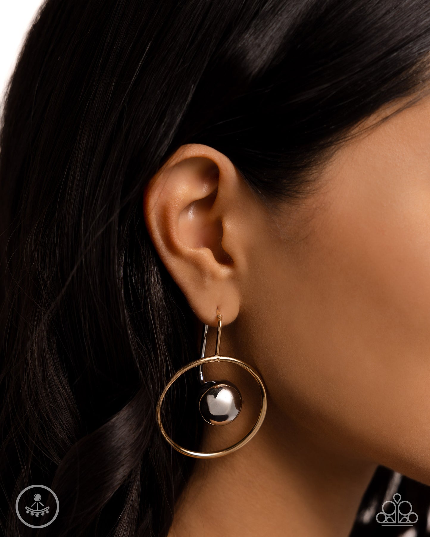 Paparazzi - Boldly Balanced - Multi Earrings #2216