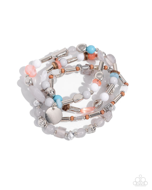 Paparazzi - Cloudy Chic - Silver Bracelets #B165