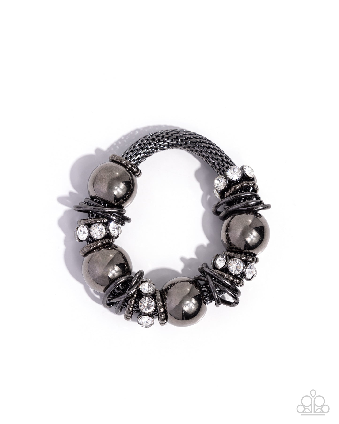 Paparazzi - Coiled Confidence - Black Bracelets #B176