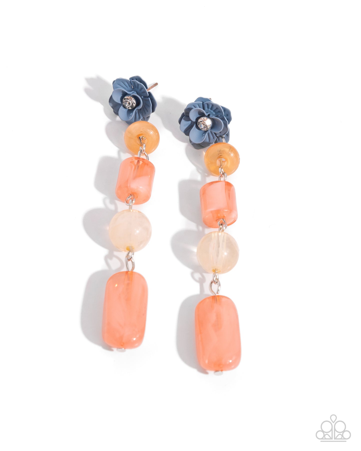 Paparazzi - Meditative Magic - Orange Earrings  #2288