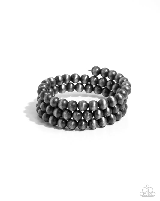 Paparazzi - Coiled Catwalk - Silver Bracelets #B192