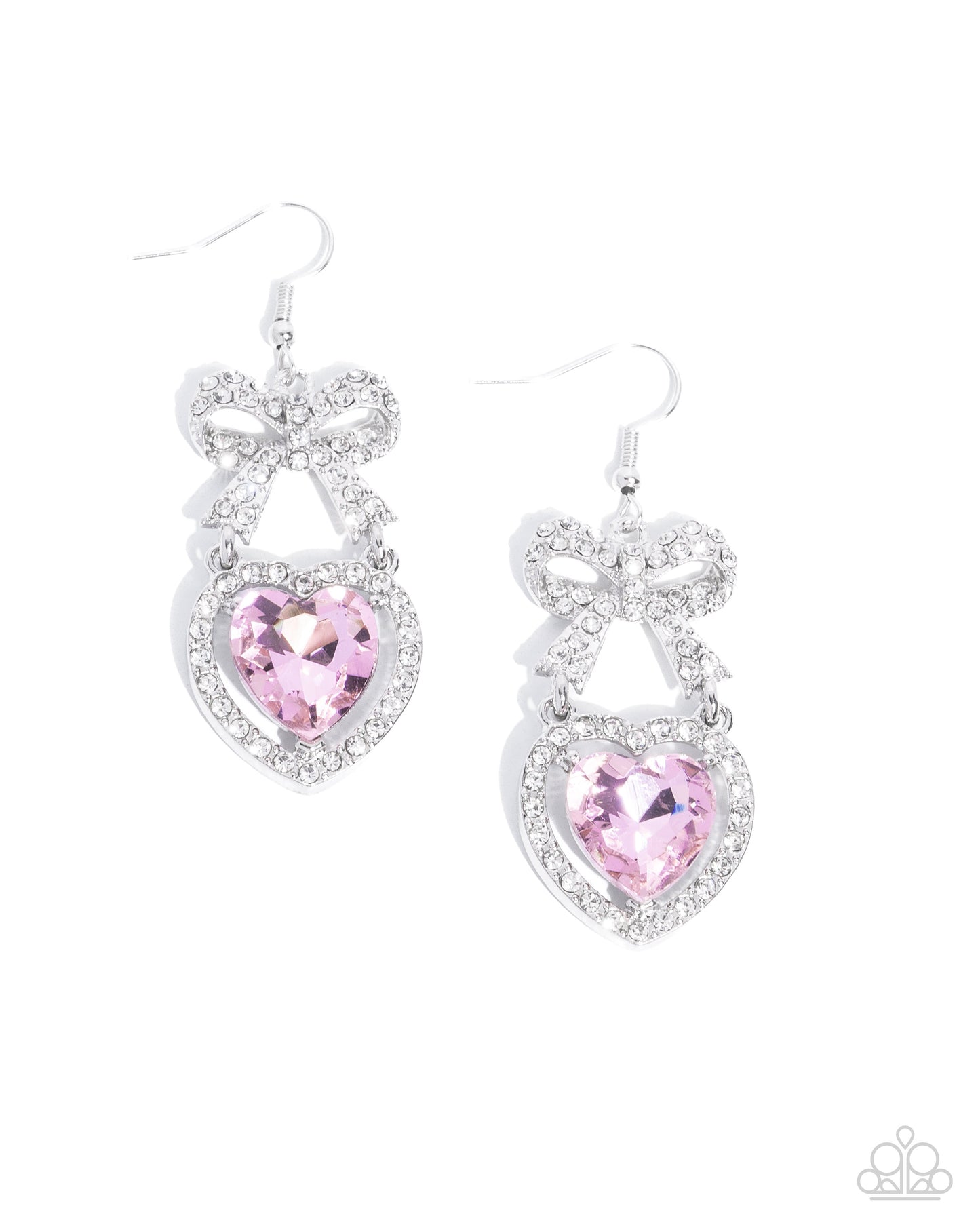 Paparazzi - Adorable Allure - Pink Earrings # 2403