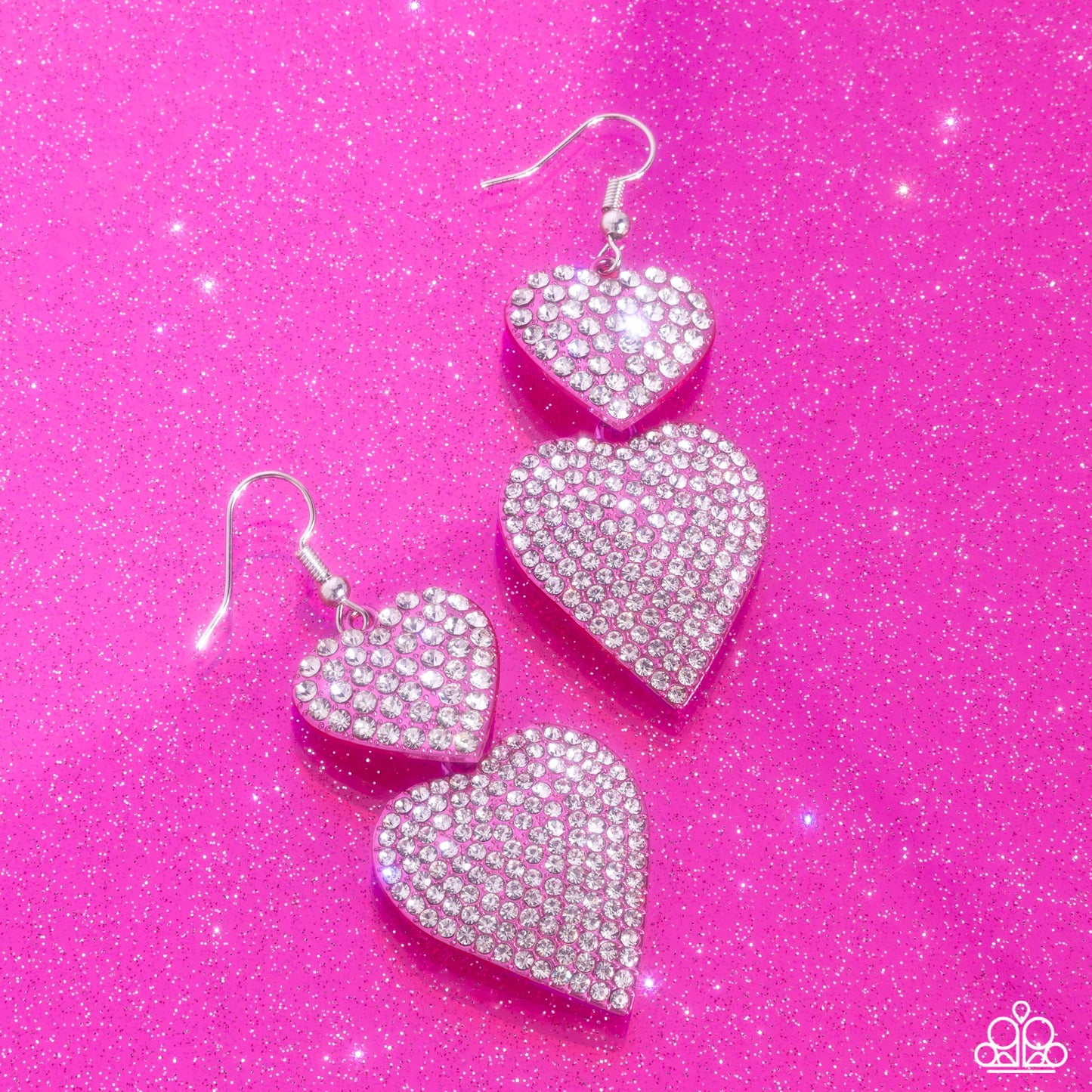 Paparazzi - Never Enough Sparkle - Pink Earrings #0729