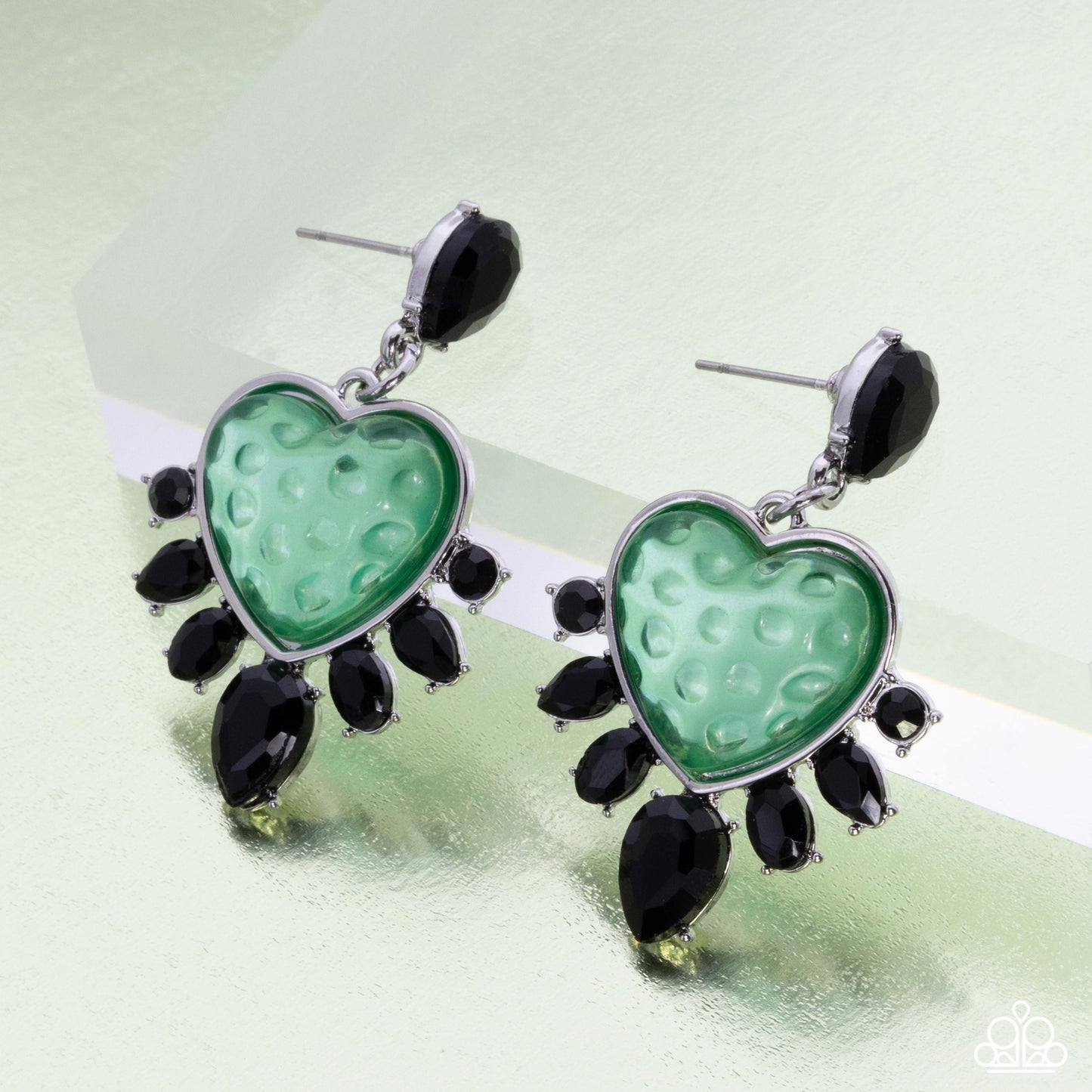 Paparazzi - Resort Radiance - Green Earrings  #2299