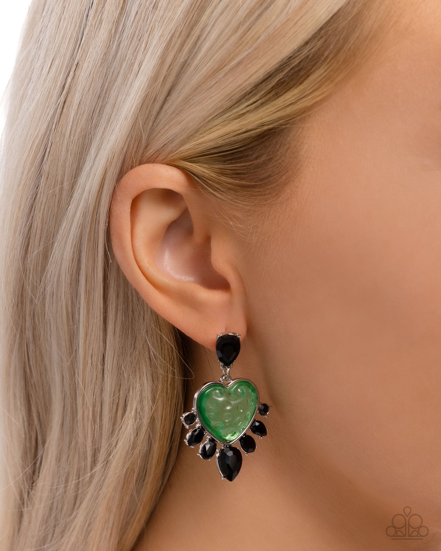 Paparazzi - Resort Radiance - Green Earrings  #2299