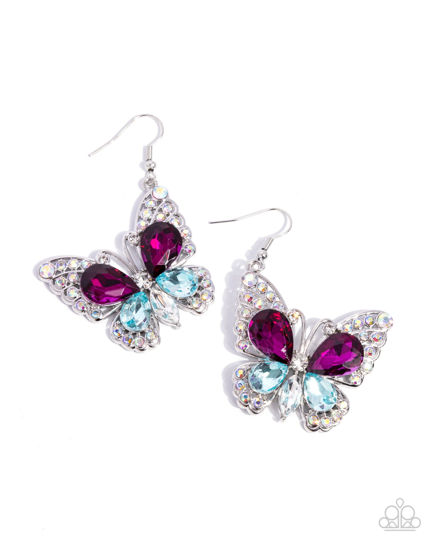 Paparazzi - Teardrop Takeoff - Multi Earrings  #2409